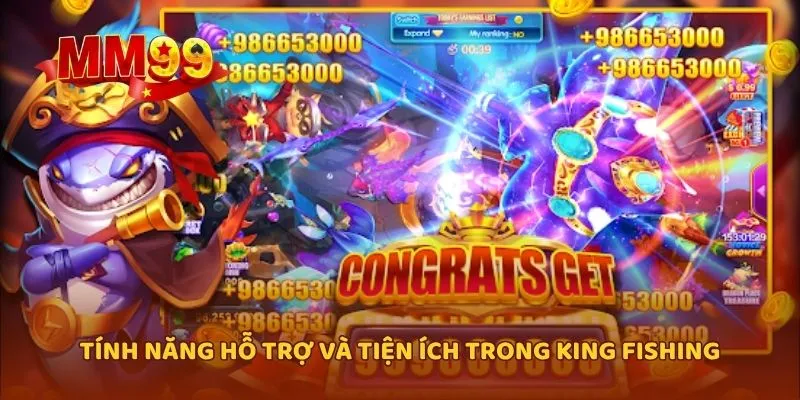 Tính năng hỗ trợ và tiện ích trong King Fishing